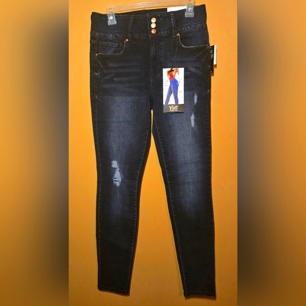 YMI High Rise Dark Blue Skinny Jeans NWT 11/30